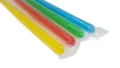 BUBBLE TEA Plastikstrohhalme 12x210mm Mix [250 Stück] (wiederverwendbar)