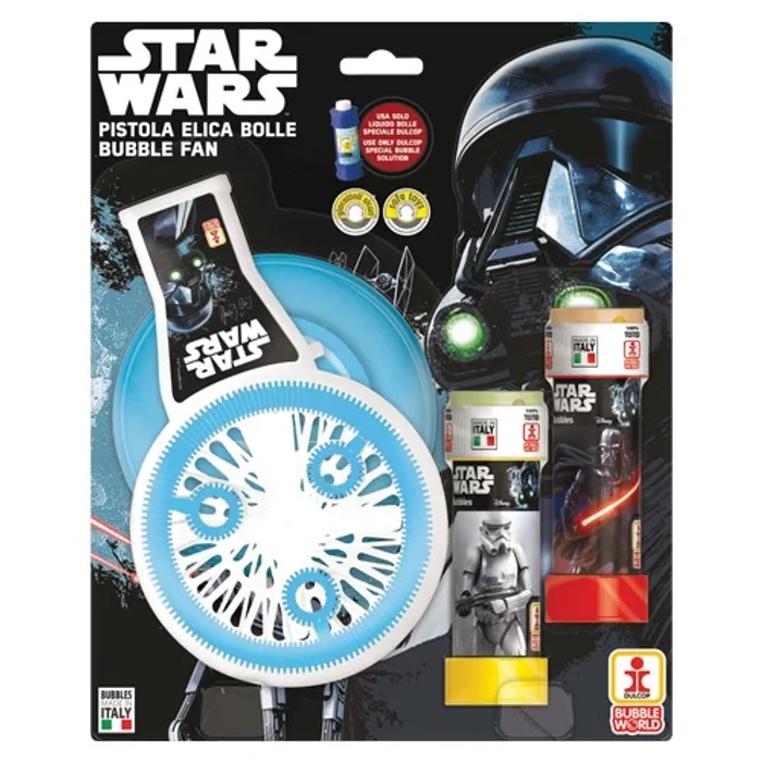 Hauptproduktbild Bublifuk DULCOP Star Wars, s ventilátorm na výrobu bublin