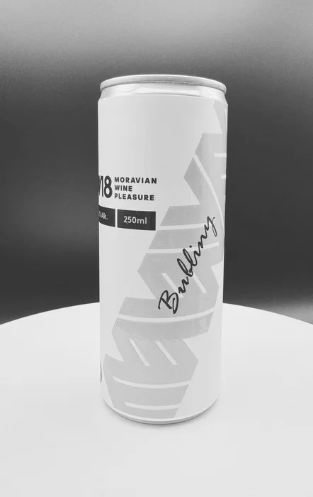Hauptproduktbild Bubliny - bílé perlivé víno polosuché W18 - plech 250 ml