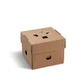 Weiteres Produktbild Burgerbox (PAP FSC Mix) faltbar fettdicht kraft 120 x 120 x 100 mm [100 St.]