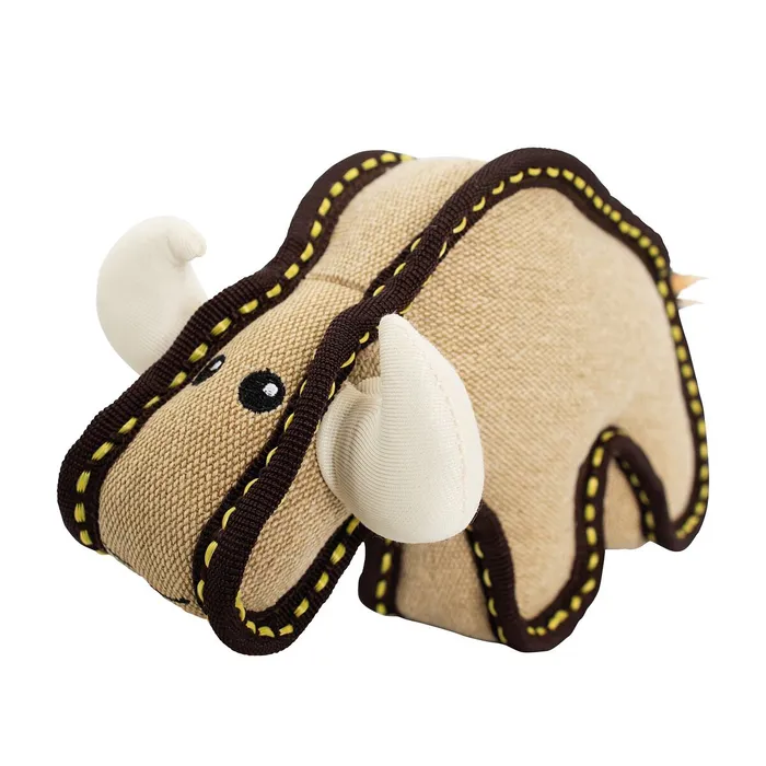 Hauptproduktbild Býk, 24 cm, robustní hračka pro psy, HIPHOP DOG, tkaná látka