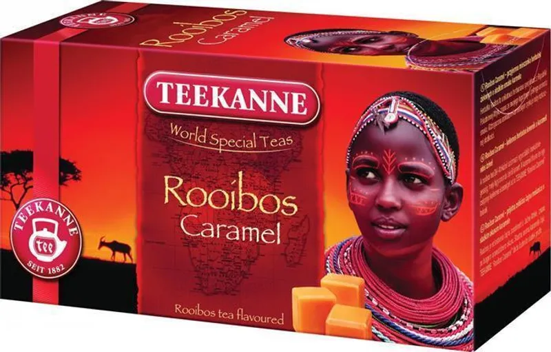Hauptproduktbild Bylinný čaj "Rooibos Caramel", karamel, 20x1,75g, TEEKANNE