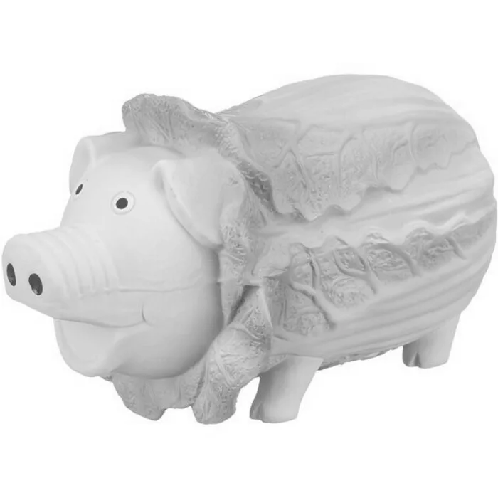 Hauptproduktbild Cabbage Pig - prasátko v zelí, 23 cm, latexová hračka se zvukem, světlezelená