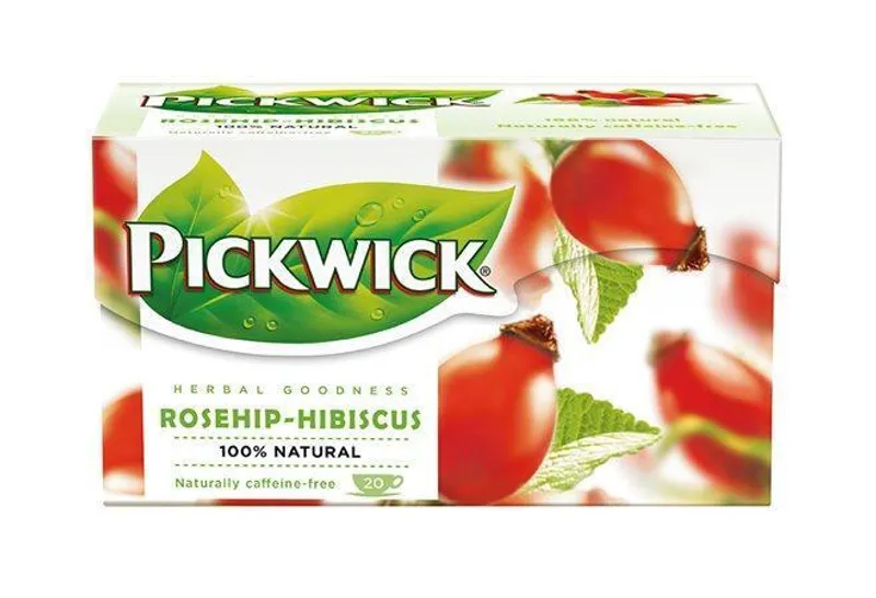 Hauptproduktbild Čaj, bylinný, 20x2,5 g, PICKWICK, šípek a ibišek