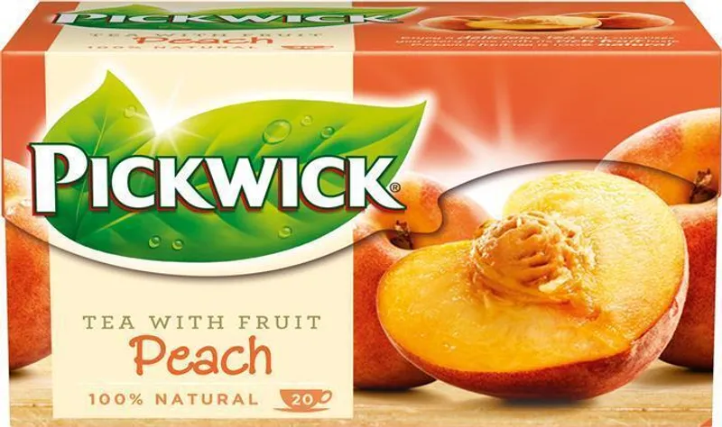 Hauptproduktbild Čaj, černý, 20x1,5 g, PICKWICK, broskev