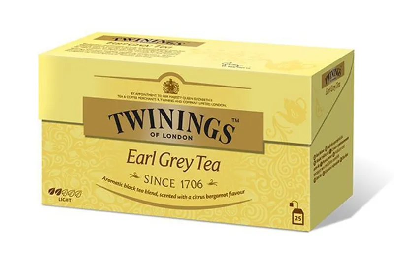 Hauptproduktbild Čaj, černý, 25x2 g, TWININGS "Earl grey"