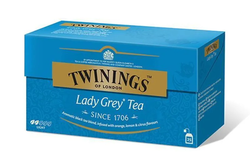 Hauptproduktbild Čaj, černý, 25x2 g, TWININGS "Lady grey"
