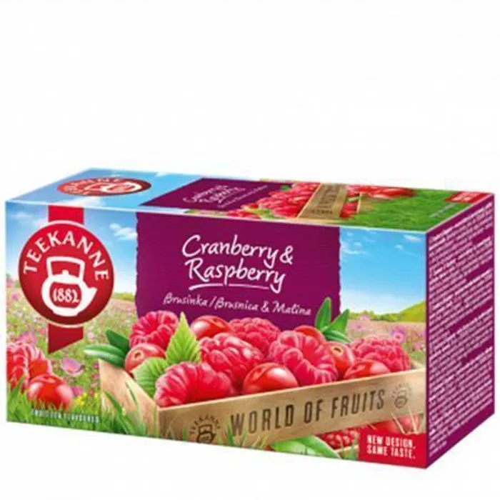 Hauptproduktbild Čaj, ovocný, 20x2,5 g, TEEKANNE "Red berries" brusinka-malina