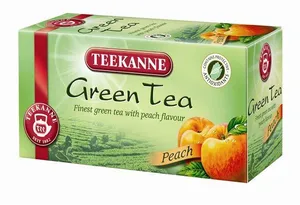 Grüner Tee, 20x1,75 g, TEEKANNE, Pfirsich