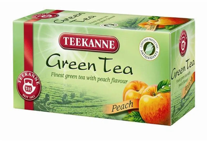 Hauptproduktbild Čaj zelený, 20x1,75 g, TEEKANNE, broskev