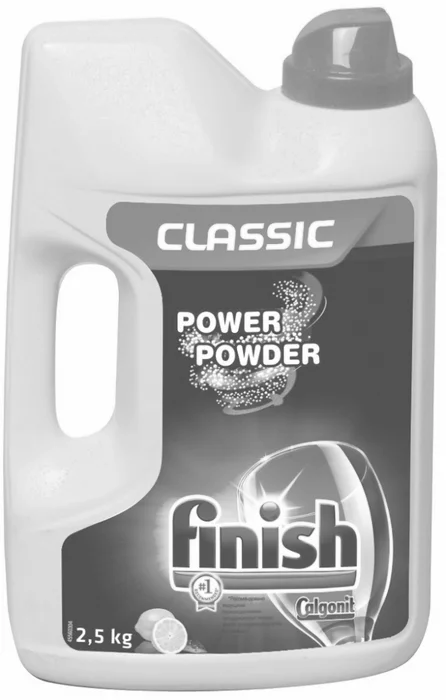 Hauptproduktbild Calgonit Finish Power Powder Lemon prášek do myčky na nádobí 2,5 kg