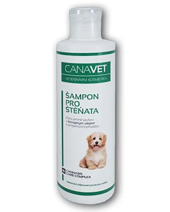 Hauptproduktbild CANAVET šampon pro štěňata s antipar.přísadou Canabis 250 ml