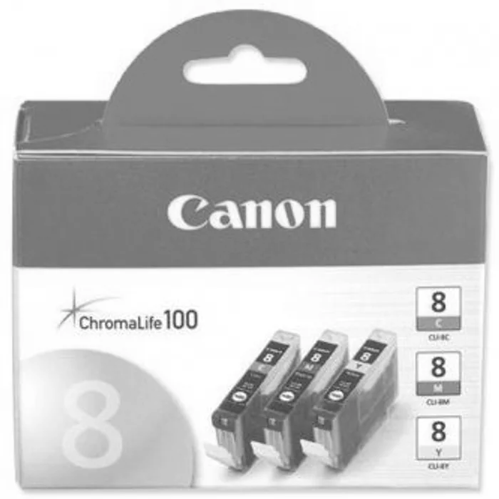 Hauptproduktbild Canon originální ink CLI8CMY, cyan/magenta/yellow, 0621B029, 0621B026, Canon iP4200, iP52
