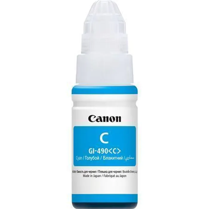 Hauptproduktbild Canon originální ink GI-490 C, cyan, 7000str., 70ml, 0664C001, Canon PIXMA G1400, G2400,