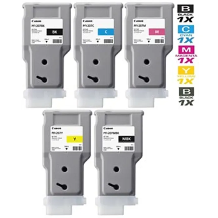 Hauptproduktbild Canon originální ink PFI-207MBK, matte black, 300ml, 8788B001, Canon iPF-680, 685, 780, 7