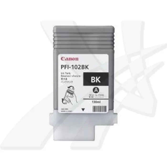 Hauptproduktbild Canon originální ink PFI102BK, black, 130ml, 0895B001, Canon iPF-500, 600, 700, 765