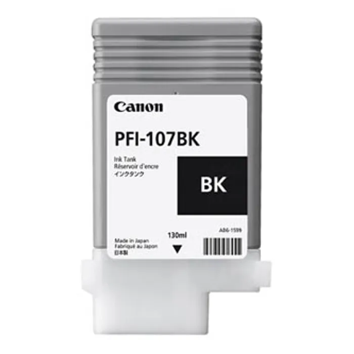Hauptproduktbild Canon originální ink PFI107BK, black, 130ml, 6705B001, Canon iPF-680, 685, 780, 785