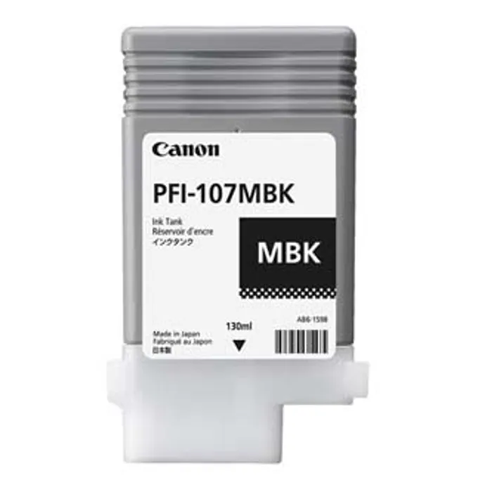 Hauptproduktbild Canon originální ink PFI107MBK, matte black, 130ml, 6704B001, Canon iPF-680, 685, 780, 78
