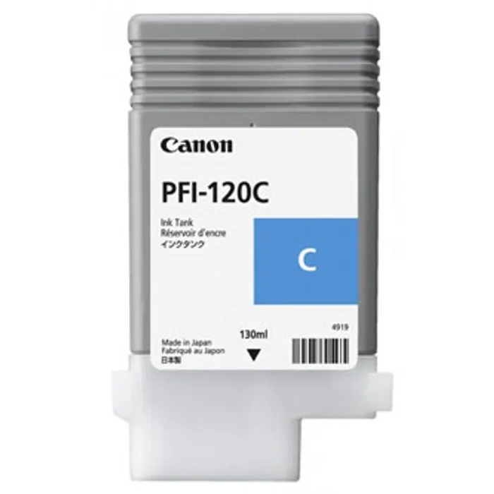 Hauptproduktbild Canon originální ink PFI120C, cyan, 130ml, 2886C001, Canon TM-200, 205, 300, 305