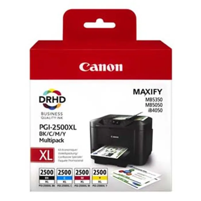 Hauptproduktbild Canon originální ink PGI-2500XL Bk/C/M/Y multipack, black/color, 9254B004, Canon MAXIFY i
