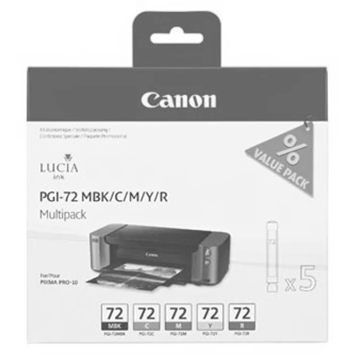 Hauptproduktbild Canon originální ink PGI72 CMYK, CMYK, 6402B009, Canon PIXMA Pro-10