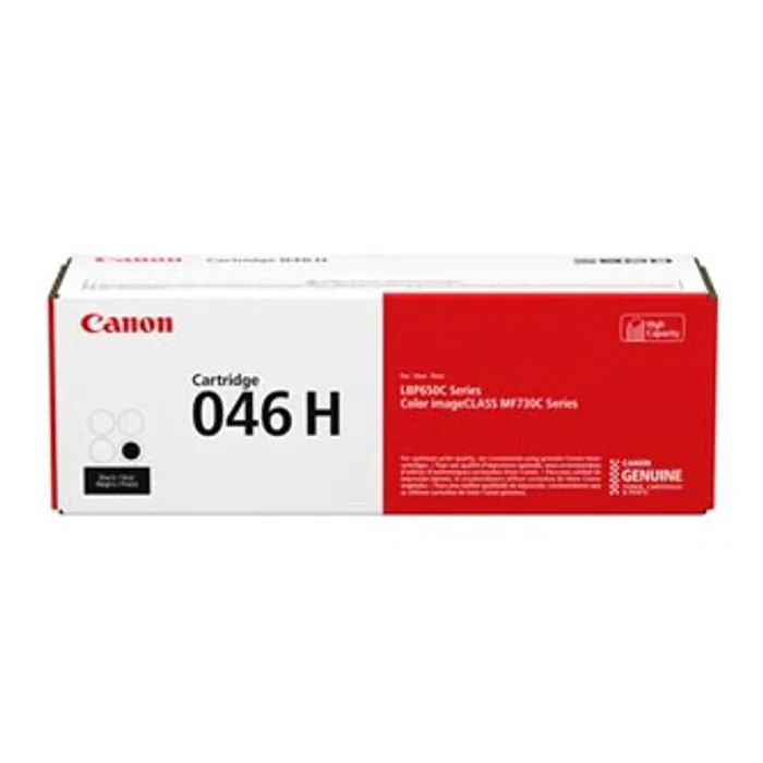 Hauptproduktbild Canon originální toner 046HBK, black, 6300str., 1254C002, high capacity, Canon LBP654Cx,