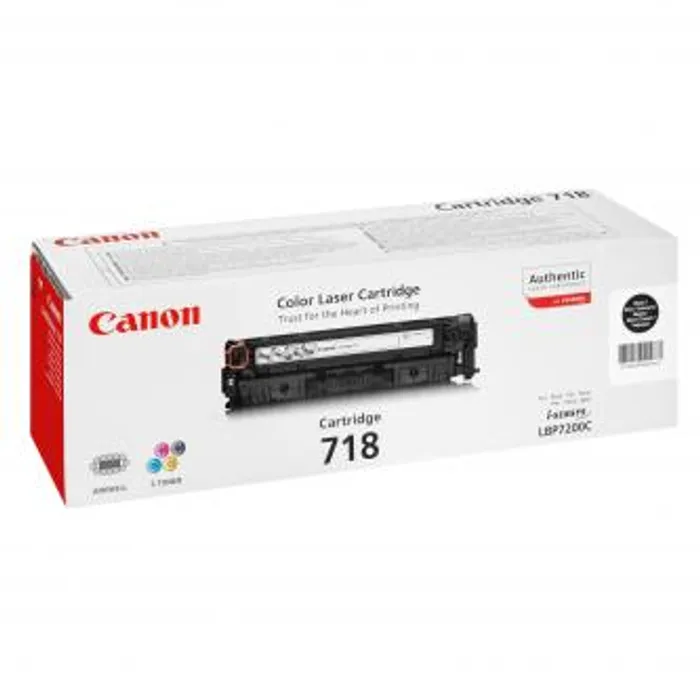 Hauptproduktbild Canon originální toner CRG718, black, 3400str., 2662B002, Canon LBP-7200Cdn, O