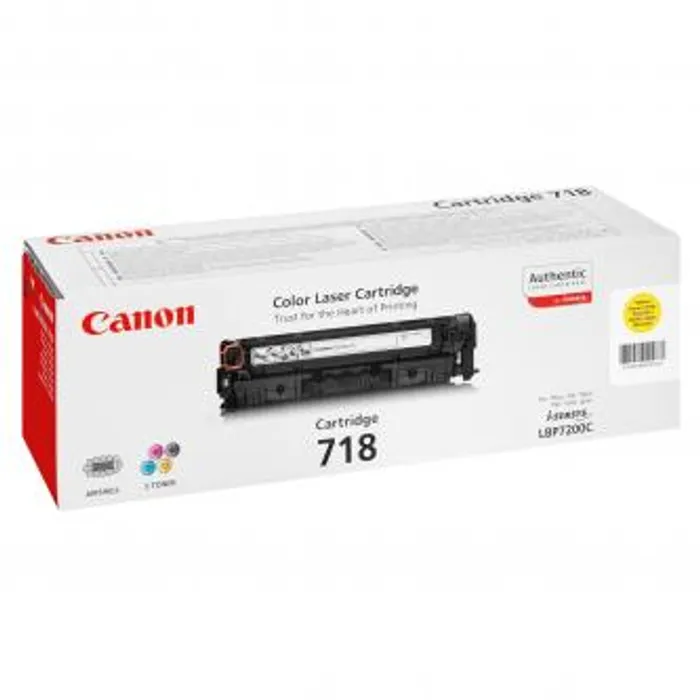Hauptproduktbild Canon originální toner CRG718, yellow, 2900str., 2659B002, Canon LBP-7200Cdn, O