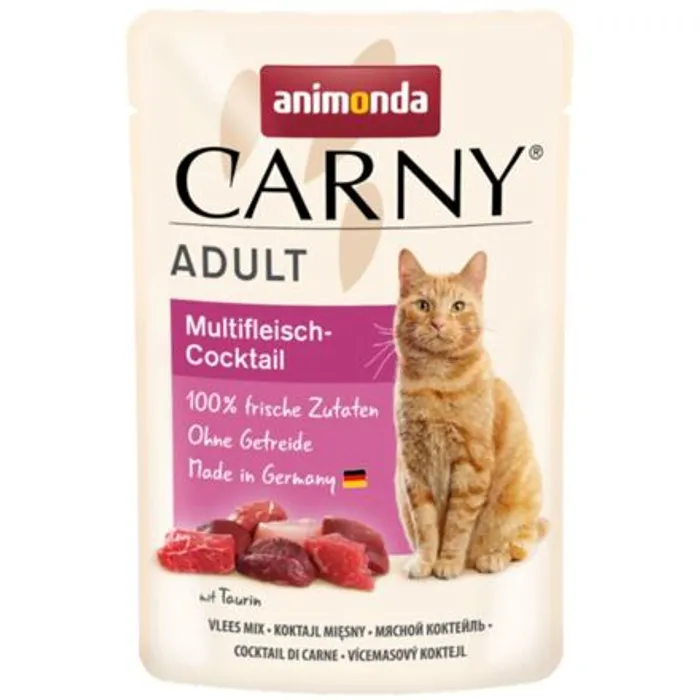 Hauptproduktbild Carny Adult 85 g multimasový koktejl, kapsička pro kočky