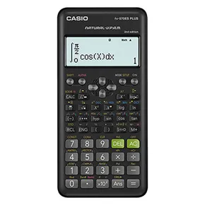 Casio Taschenrechner FX 570 ES PLUS 2E, schwarz, mit Standfuss