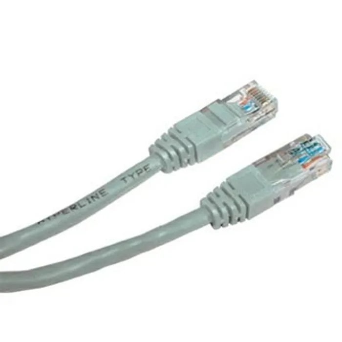 Hauptproduktbild Cat.5e, RJ45 M-1m, nestíněný, CCA, šedý, economy