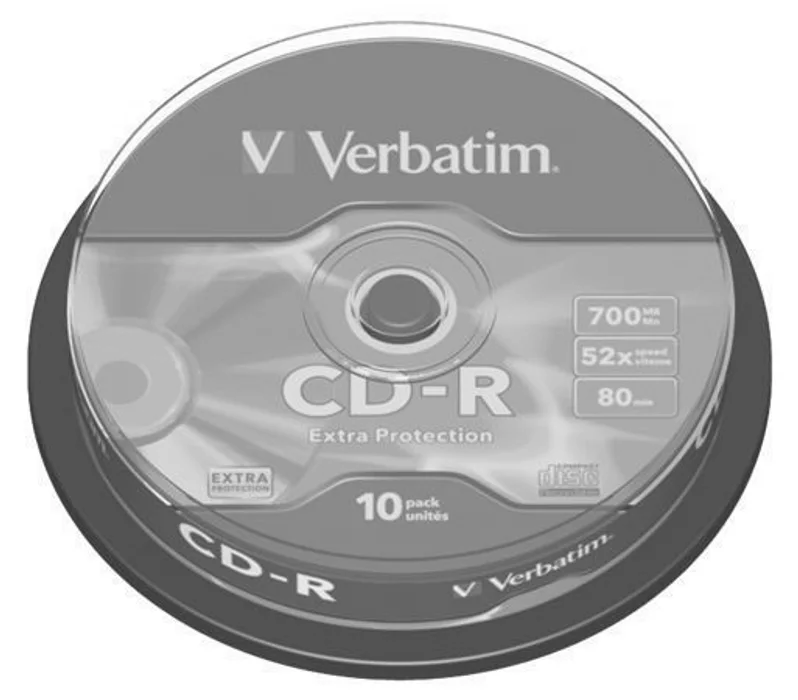 Hauptproduktbild CD-R 700MB, 80min., 52x, DL Extra Protection, Verbatim, 10-cake