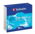 Weiteres Produktbild CD-R 700MB, 80 Min., 52x, DL Extra Protection, Verbatim, Slim Box, 10 Stück/Pack.