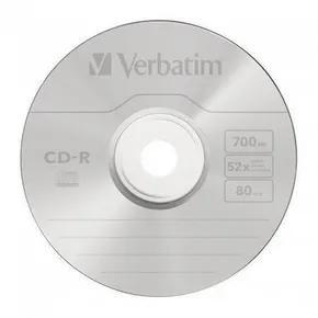 CD-R 700MB, 80min., 52x, DLP Crystal AZO, Verbatim, 50-Kuchen