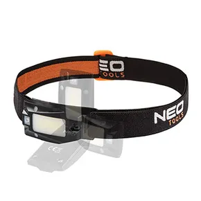 Stirnlampe wiederaufladbar, USB 180 lm COB LED mit Bewegungssensor