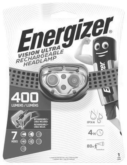 Hauptproduktbild Čelovka "Vision Ultra", 4 LED, nabíjecí, ENERGIZER