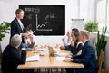 Weiteres Produktbild Černá bezrámová magnetická tabule na křídy - Qboard 87 x 57 cm