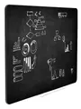 Weiteres Produktbild Černá bezrámová magnetická tabule na křídy - Qboard 87 x 57 cm