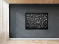 Weiteres Produktbild Černá bezrámová magnetická tabule na křídy - Qboard 87 x 57 cm