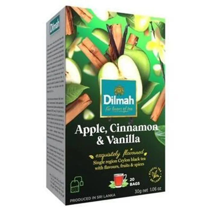 Hauptproduktbild Černý čaj, 20x1,5g, DILMAH, jablko, skořice a vanilka
