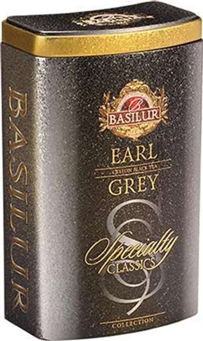 Hauptproduktbild Černý čaj "BASILUR Classic Earl Gray", 100 g, v plechové ploché krabičce