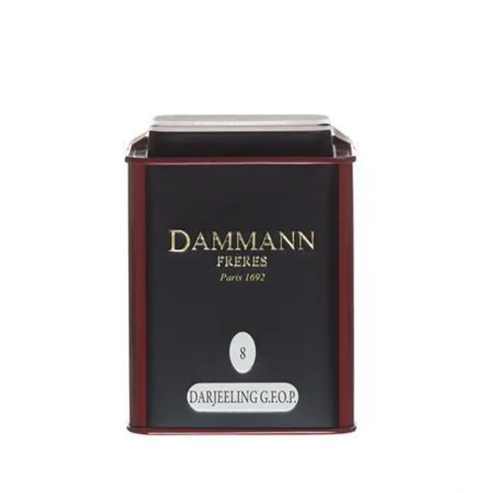 Hauptproduktbild Černý čaj v plechovce "Darjeeling No. 8.", sypaný, 100 g, DAMMANN