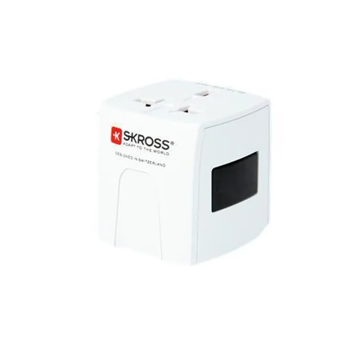 Hauptproduktbild Cestovní adaptér do celého světa "MUVMICRO", micro USB, bez uzemnění, SKROSS