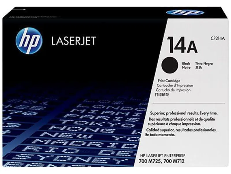 Hauptproduktbild CF214A Toner pro LaserJet 700 M725, 700 M712 tiskárny, HP 14A černá, 10k