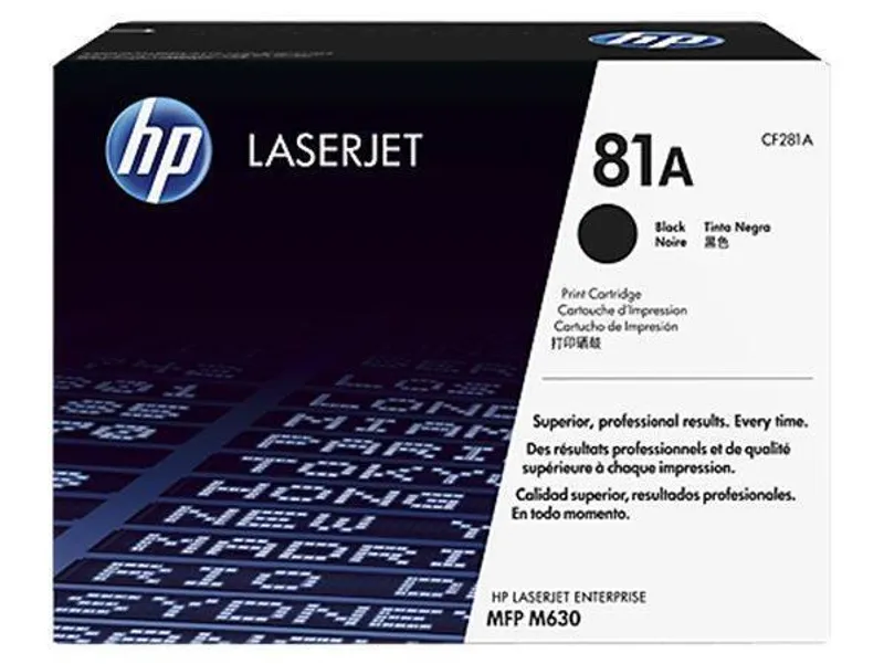 Hauptproduktbild CF281A Toner pro LaserJet Enterprise M604n, MFP M630f tiskárny, HPčerná, 10,5tis.stránek