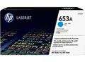 CF321A Toner pro ColorLaserJet Enterprise M680 tiskárnu, HP 653A cyan, 16,5k