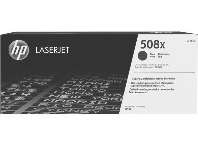 Hauptproduktbild CF360X Toner pro Color LaserJet Enterprise M552, M553 tiskárnu, HP 508X černá 12,5tis.strá