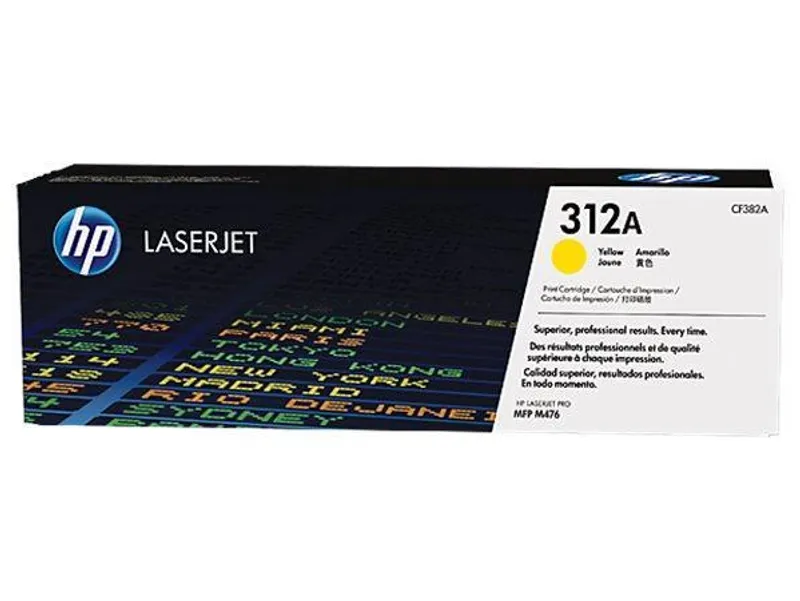Hauptproduktbild CF382A Toner pro Color LaserJet Pro MFP M476 tiskárnu, HP 312A žlutá, 2,7tis.stran