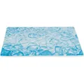 Kühlende Keramikmatte für Kaninchen, 35 x 25 cm, blau
