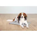 Kühlmatte für Tiere, gestreift, weiß/grau 65 x 50 cm